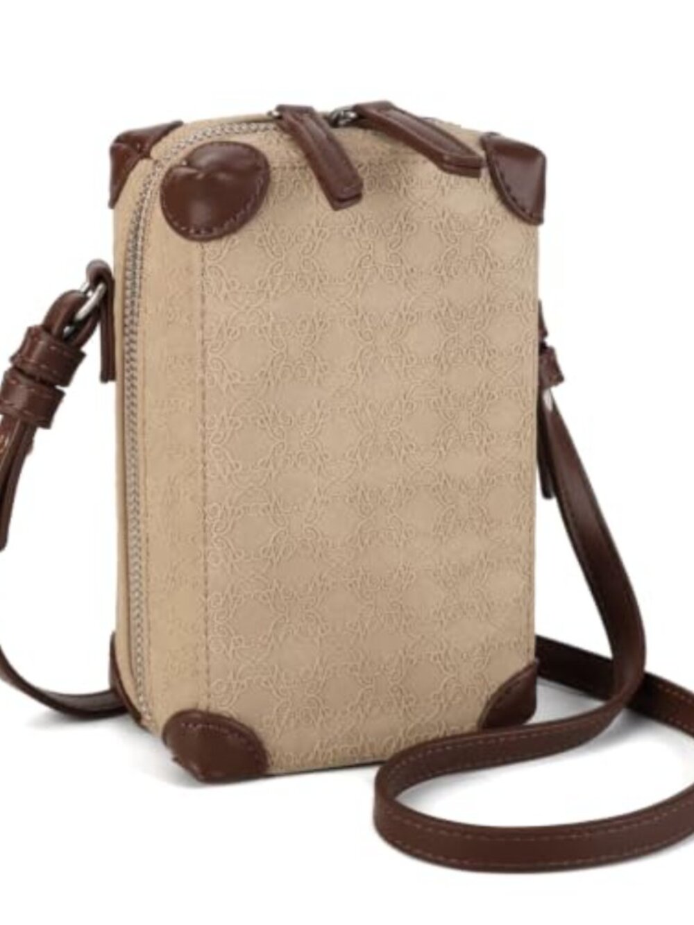 Vegan Leather Crossbody Bag Mini Phone Wallet Women